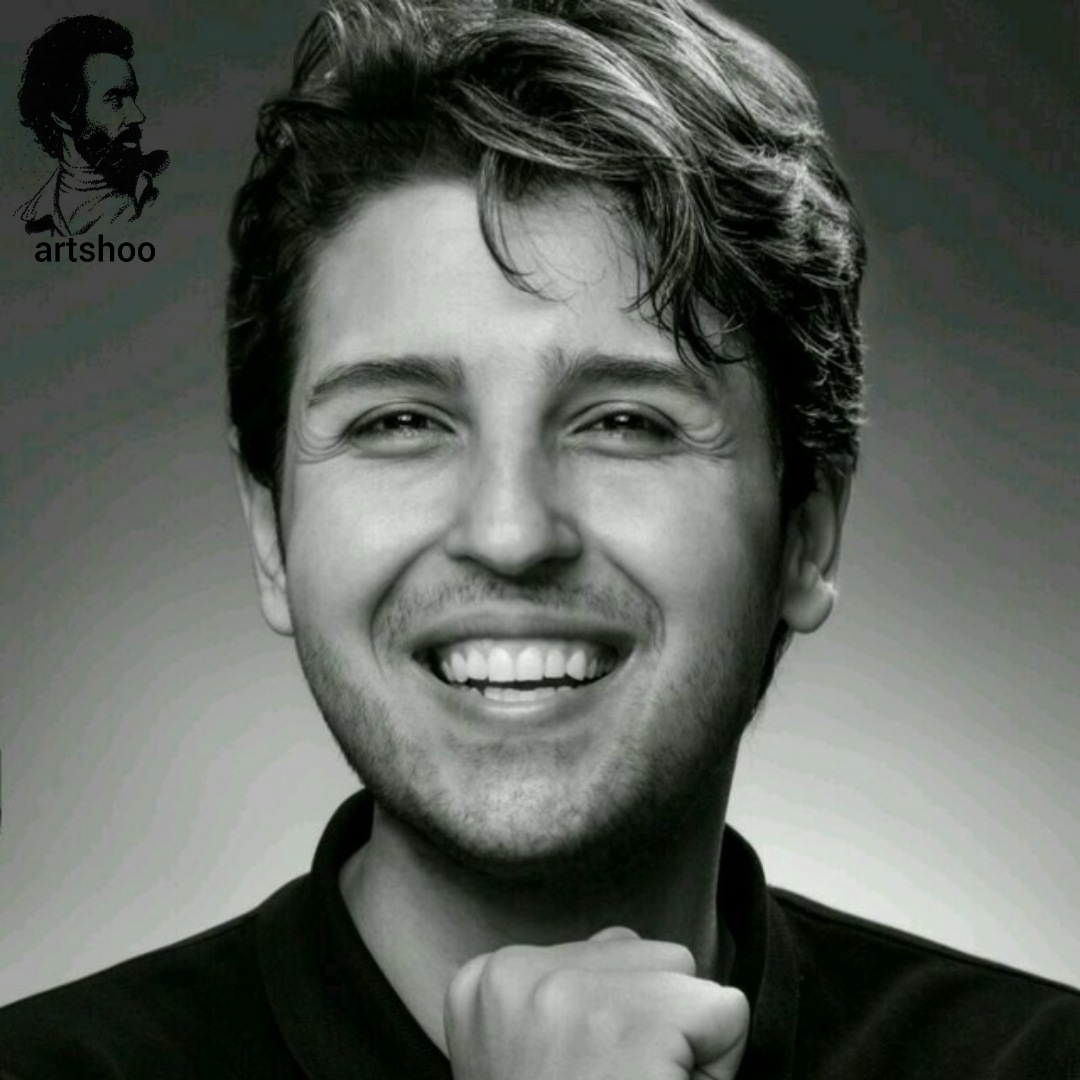 مدل پرتره سیاه قلم